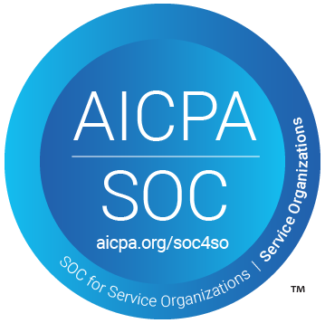 AICPA SOC badge of approval logo